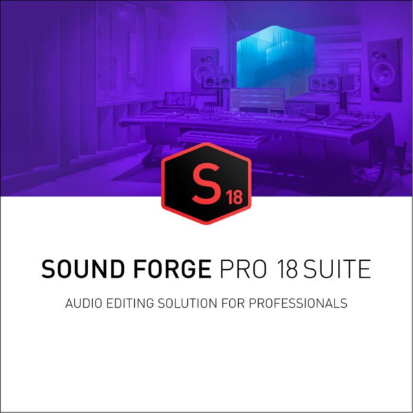 Magix SOUND FORGE Pro Suite 18 Audio Recording Editing Software Perpetual License